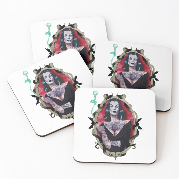 Item preview, Vampira - Maila Nurmi tattooed-Goth-Vampire-Horror designed and sold by babydark.