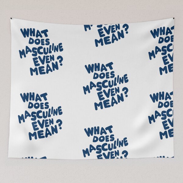 Item preview, Masculinity - Navy designed and sold by drawsthings.