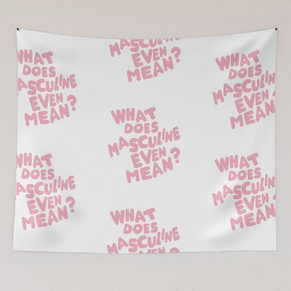 Item preview, Masculinity - Pink designed and sold by drawsthings.
