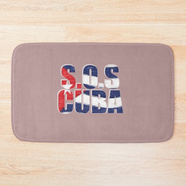 Aperçu de l'œuvre Cuba SOS gratuit, drapeau de Cuba créée et vendue par SouthernYall.