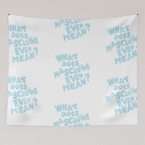 Item preview, Masculinity - Blue designed and sold by drawsthings.