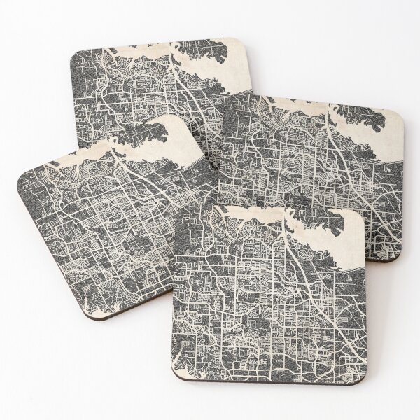 Item preview, Lewisville map Texas Ink lines designed and sold by InkMaps.
