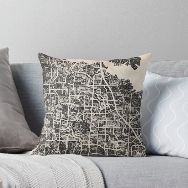 Item preview, Lewisville map Texas Ink lines designed and sold by InkMaps.
