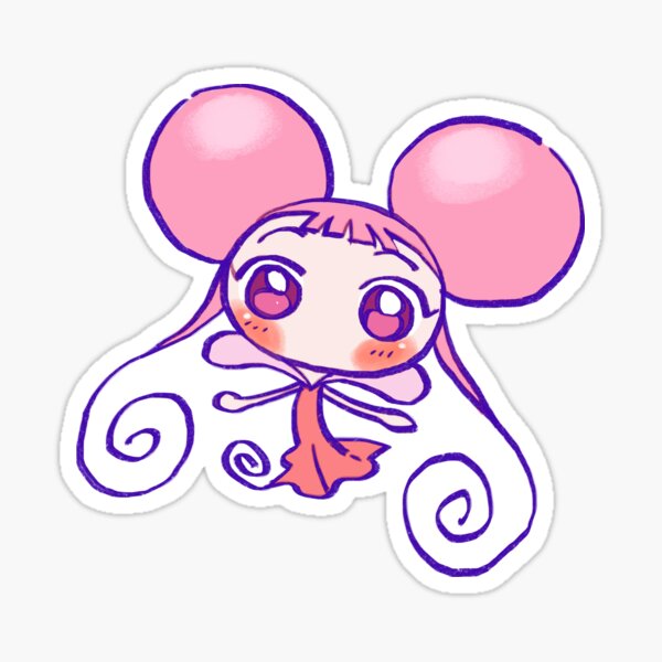 Je dessine la fée bébé rose dodo / anime doremi magique ojamajo Sticker