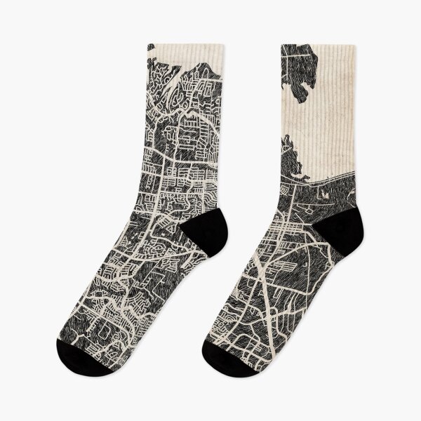 Item preview, Lewisville map Texas Ink lines 2 designed and sold by InkMaps.