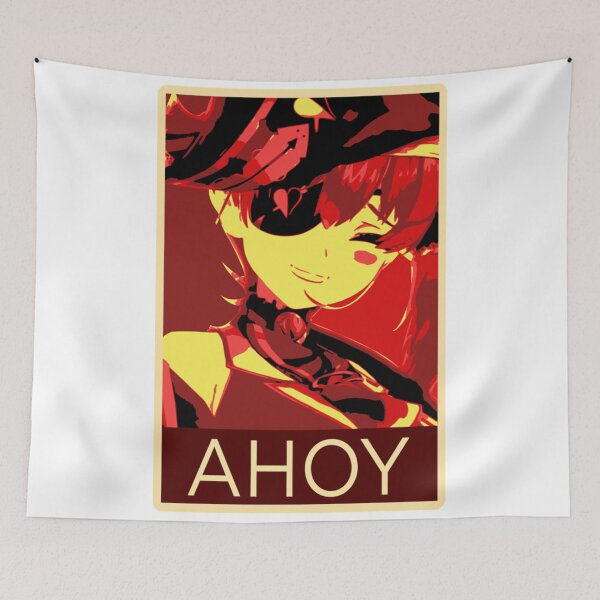 Item preview, Hololive Houshou Marine AHOY Posterized designed and sold by JaxCardilany.
