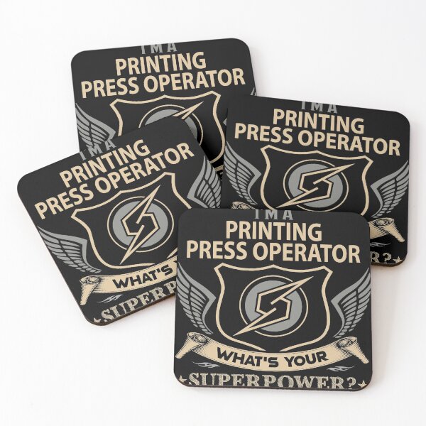 Item preview, Printing Press Operator T Shirt - Superpower Job Gift Item Tee designed and sold by erstrudy75.