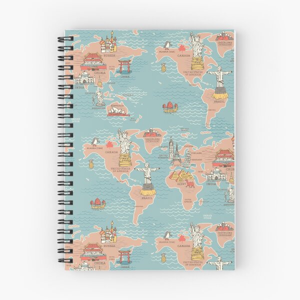 Item preview, World Map illustration designed and sold by Ken Hamala.