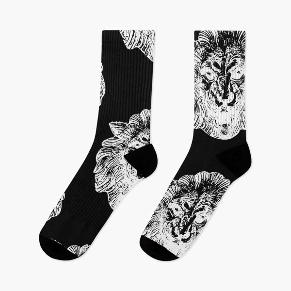 Item preview, White lion outline illustration designed and sold by craig777red.