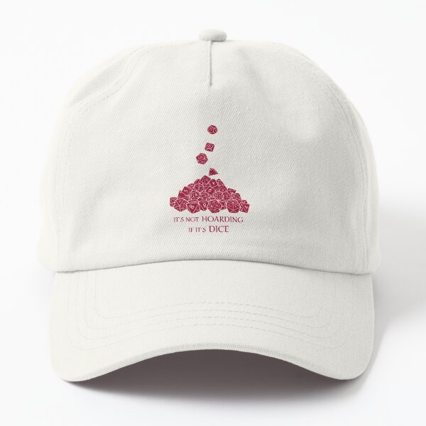 It's Not Hoarding if It's Dice (red) Dad Hat
