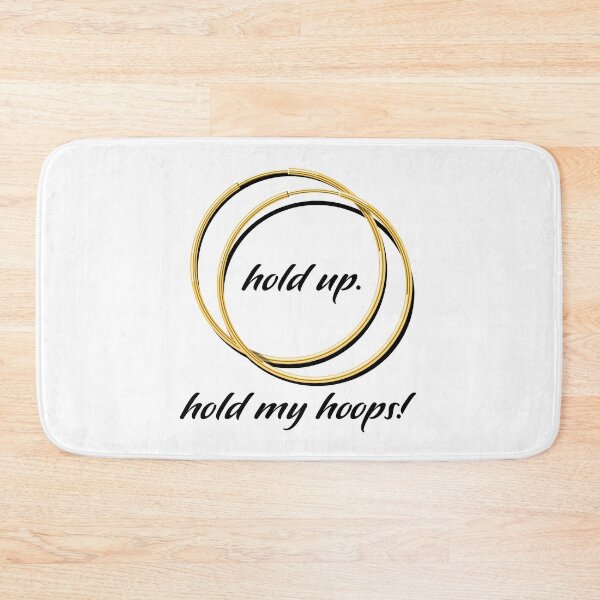 Item preview, Hold My Hoops With Hoop Earrings designed and sold by ClickForMore.