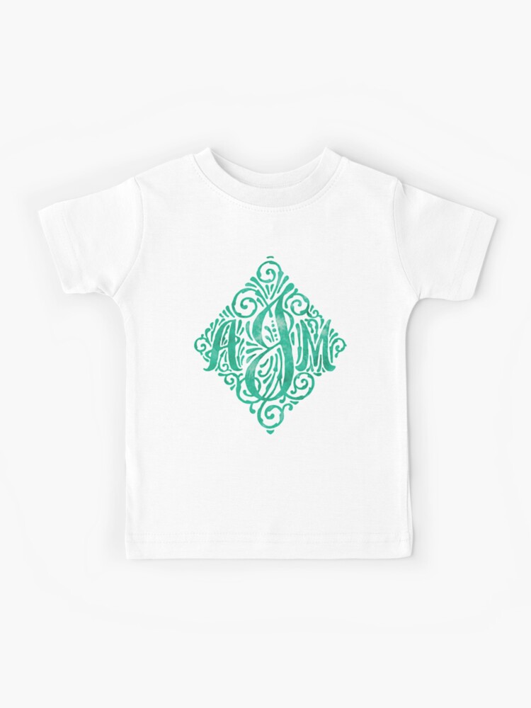 Watercolor Monogram Calligraphy B | Kids T-Shirt