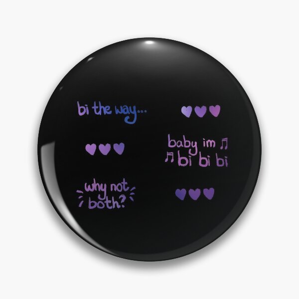 Item preview, Bi Bisexual Pride Collection Bi The Way Why Not Both Baby Bye Bye Bye designed and sold by yellowpomelo.