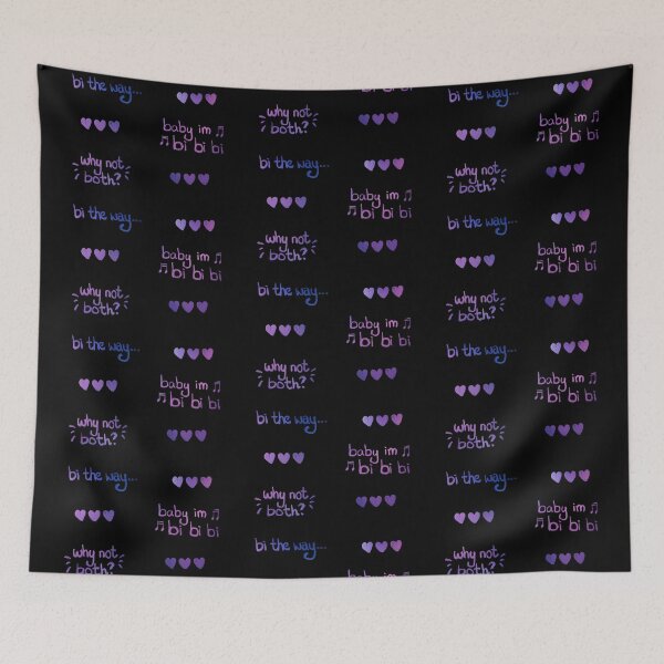 Item preview, Bi Bisexual Pride Collection Bi The Way Why Not Both Baby Bye Bye Bye designed and sold by yellowpomelo.