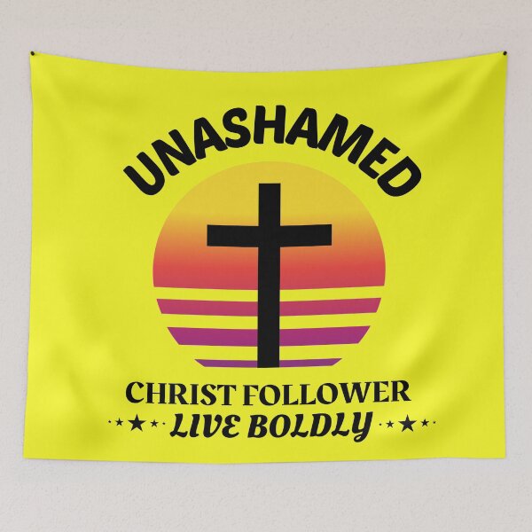 Item preview, Unashamed Christ Follower - Live Boldly designed and sold by Prayingwarrior.