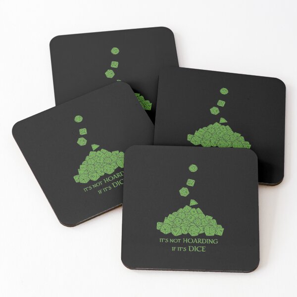 Item preview, It's Not Hoarding if It's Dice (green) designed and sold by Nam-Ke.