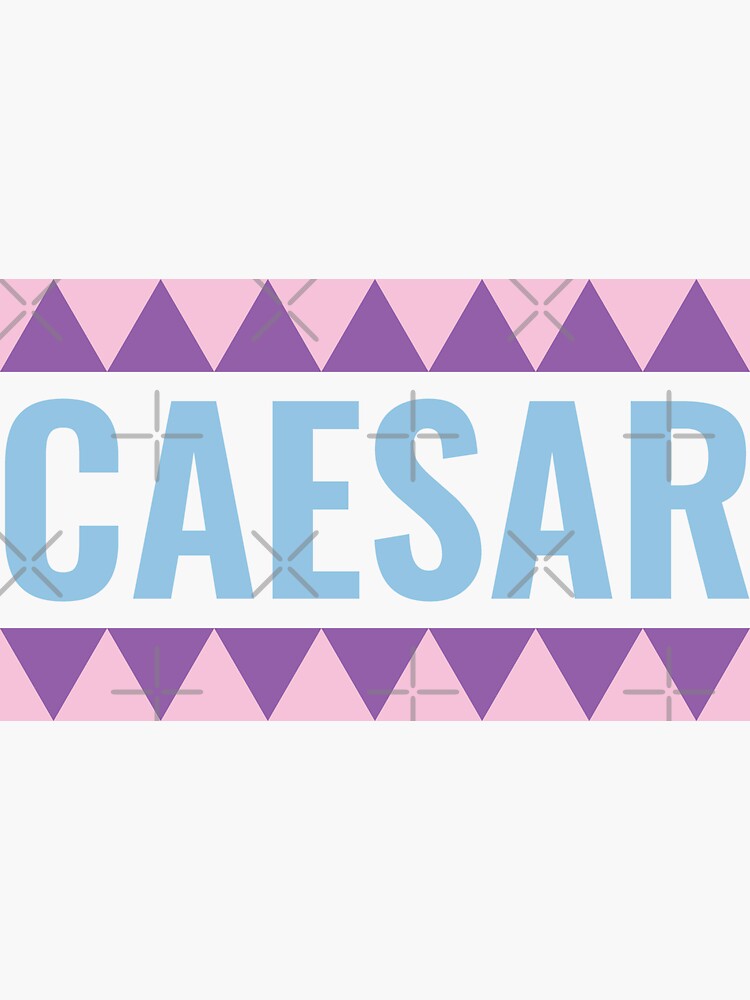 "Caesar Zeppeli Jojo Minimalist Logo" Sticker for Sale by ShinsenMerch