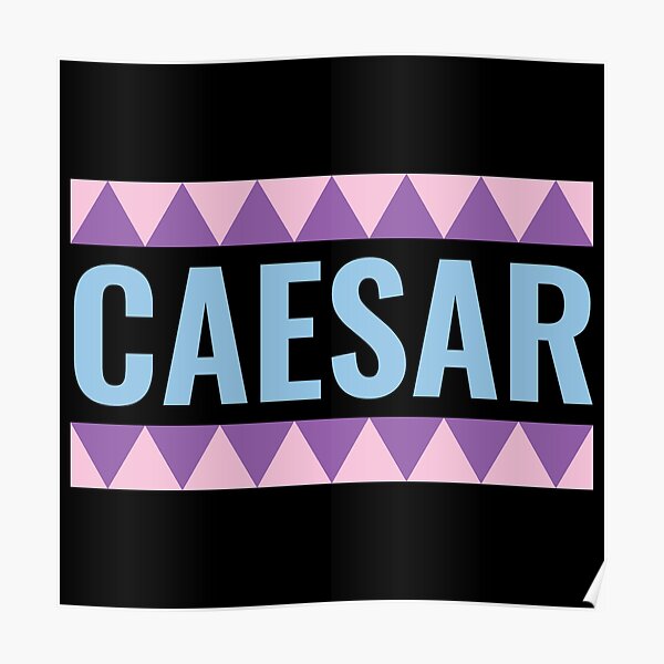 "Caesar Zeppeli Jojo Minimalist Logo" Poster for Sale by ShinsenMerch
