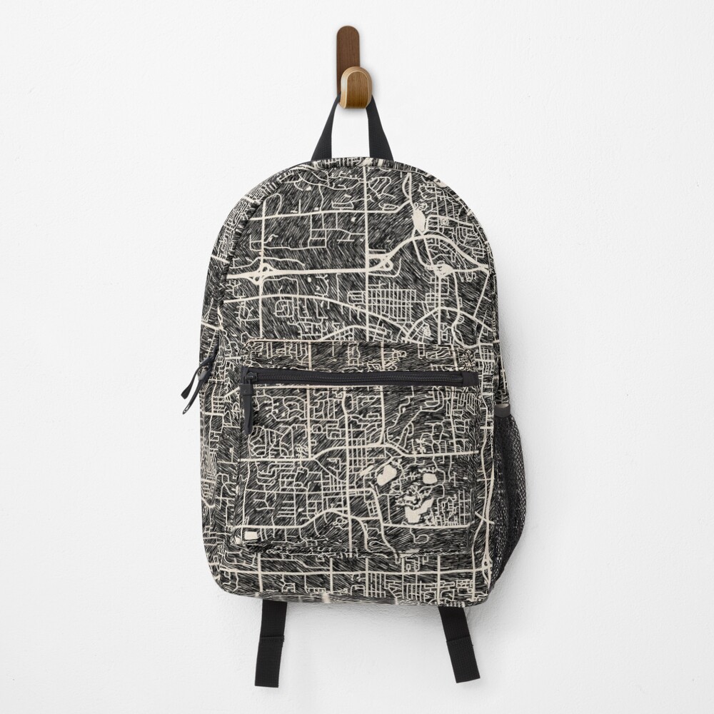 Vista previa del artículo con la obra «Mochila», diseñado y vendido por InkMaps.