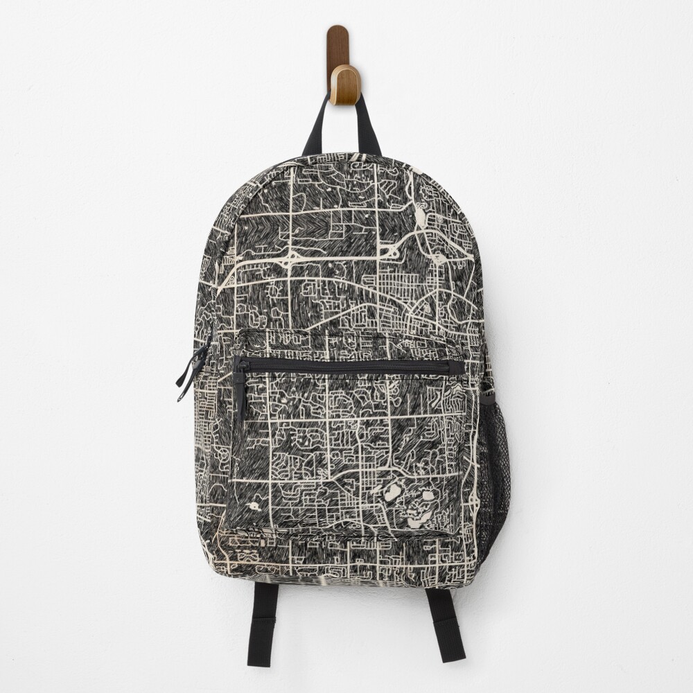 Vista previa del artículo con la obra «Mochila», diseñado y vendido por InkMaps.