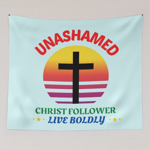 Item preview, Unashamed Christ Follower - Live Boldly designed and sold by Prayingwarrior.