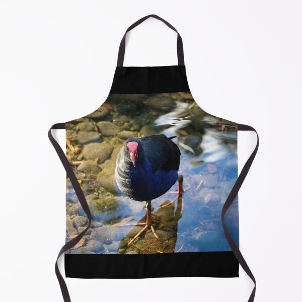 Item preview, Pukeko Swamp Hen in Pond designed and sold by amandaryan-.