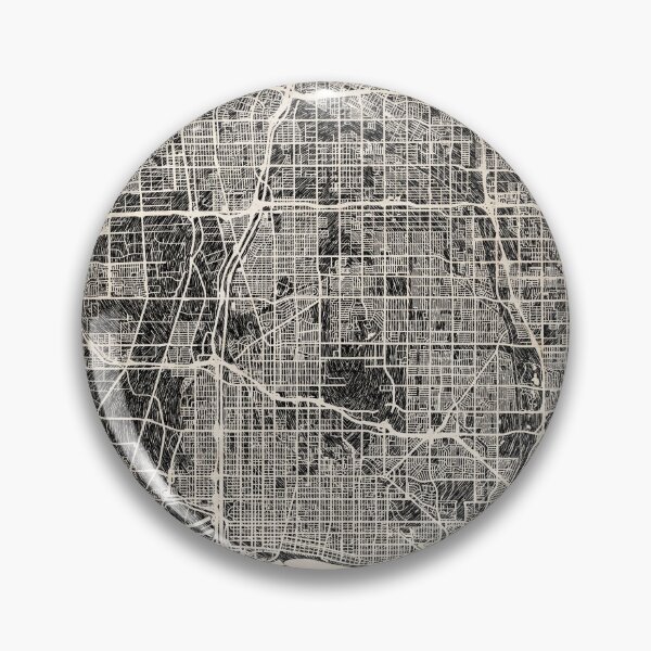 Item preview, Long Beach map California Ink lines 2 designed and sold by InkMaps.