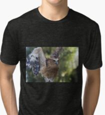 Buffy Fish Owl Tri-blend T-Shirt