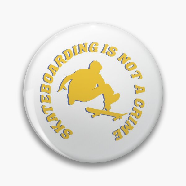 Item preview, Skateboarding Is Not A Crime Sticker designed and sold by the-tala.