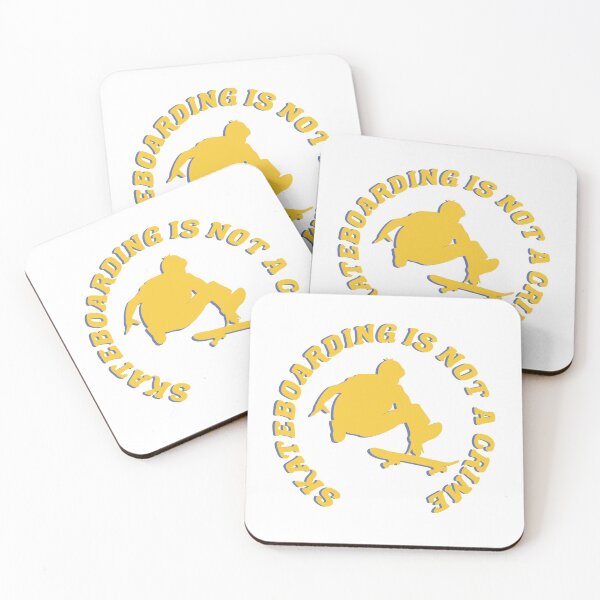Item preview, Skateboarding Is Not A Crime Sticker designed and sold by the-tala.