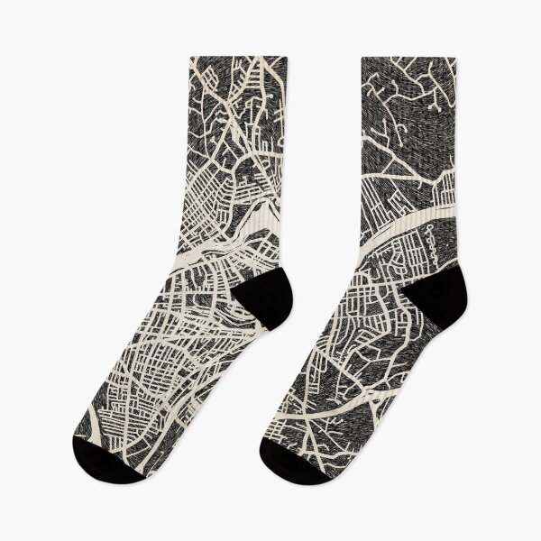 Item preview, Lowell map Massachusetts Ink lines designed and sold by InkMaps.