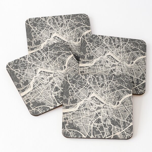 Item preview, Lowell map Massachusetts Ink lines 2 designed and sold by InkMaps.