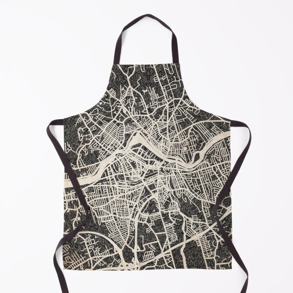 Item preview, Lowell map Massachusetts Ink lines 2 designed and sold by InkMaps.