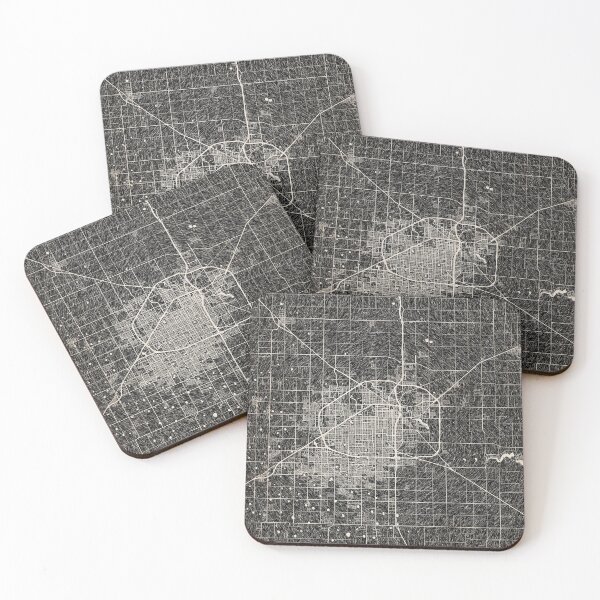 Item preview, Lubbock map Texas Ink lines 2 designed and sold by InkMaps.