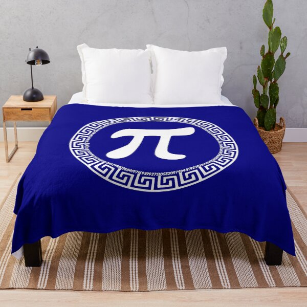 Item preview, Mathematical Symbol Greek Letter 'pi' (3.14) within a Meander Pattern designed and sold by Happy Puppy Print On Demand.