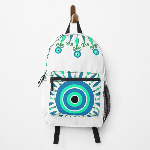 Item preview, Mandala Bohemia Evil Eye - Azul Turquesa designed and sold by Shalini Bisht.