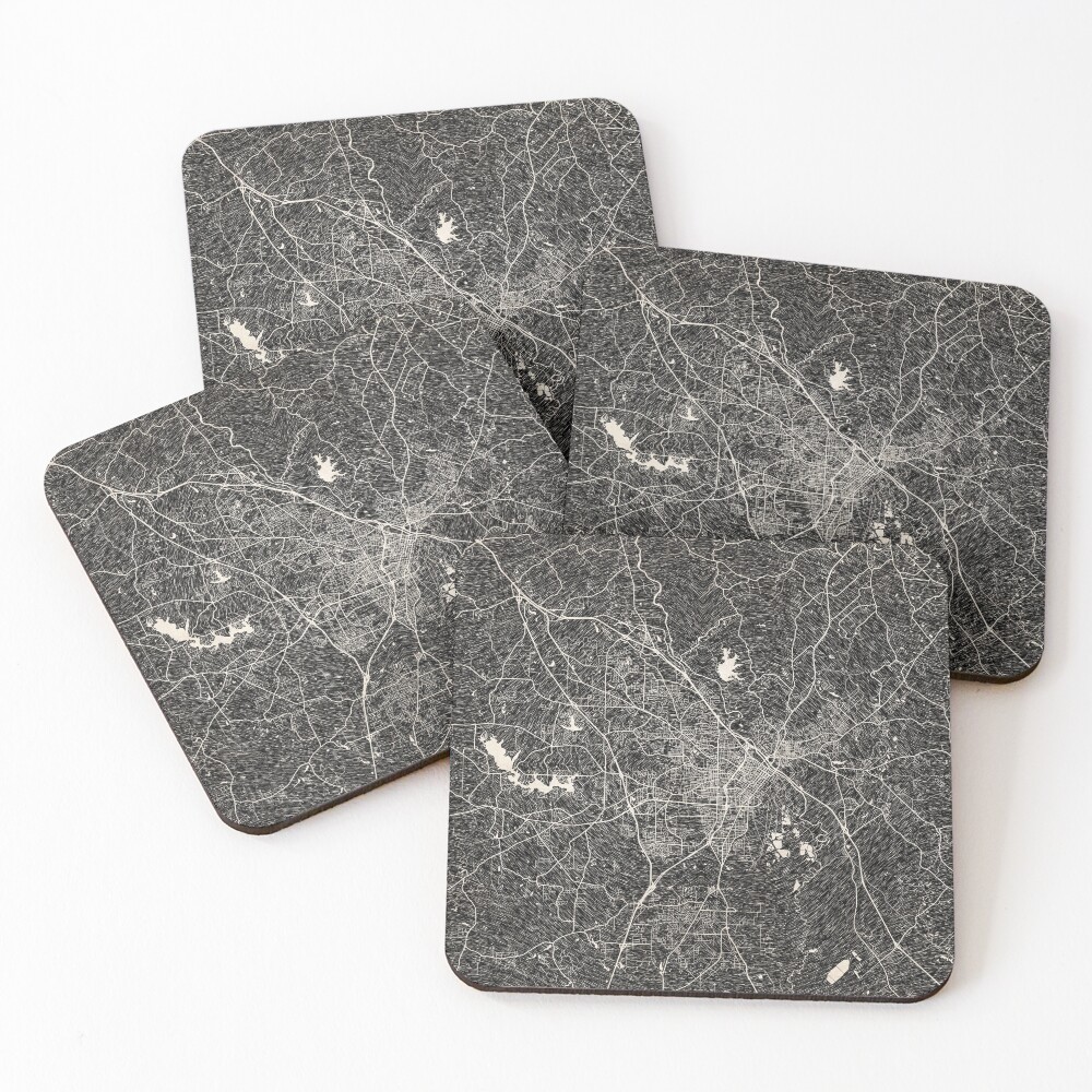 Item preview, Coasters (Set of 4) designed and sold by InkMaps.