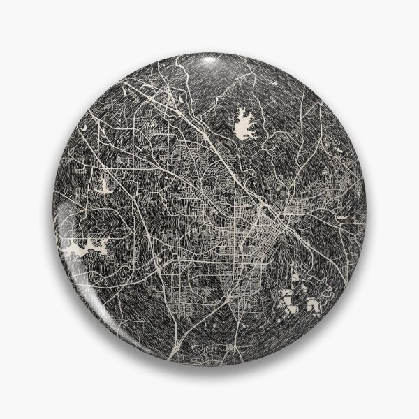 Item preview, Macon map Georgia Ink lines 2 designed and sold by InkMaps.