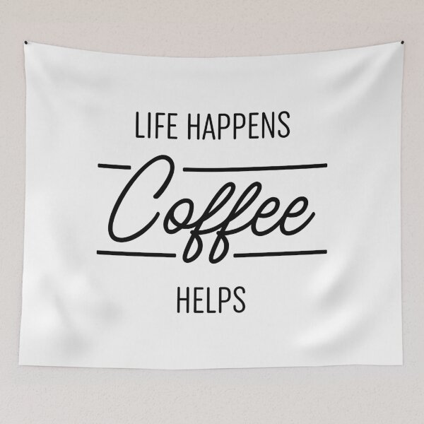 Item preview, Life Happens Coffee Helps designed and sold by ZoollGraphics.