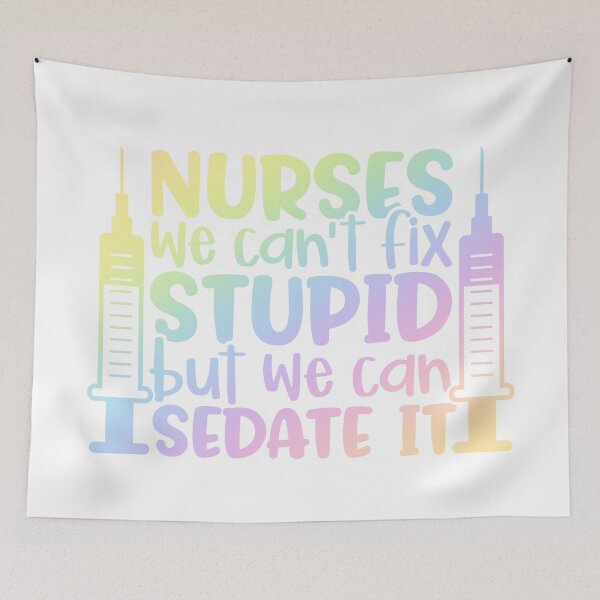 Item preview, Funny nurse sedate quote - funny/inspirational nurse gift designed and sold by PickaSticka.