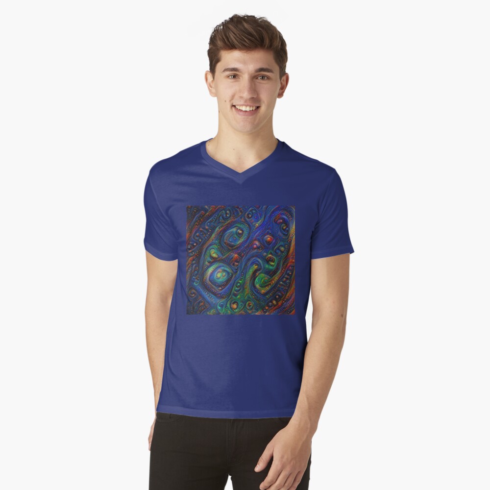 Item preview, V-Neck T-Shirt designed and sold by blackhalt.