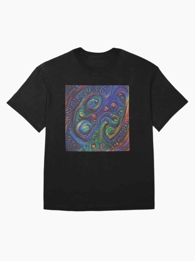 Thumbnail 3 of 7, Oversized T-Shirt, Summer night #DeepDream A designed and sold by blackhalt.