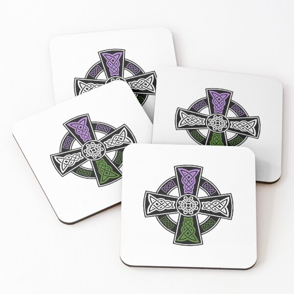 Item preview, Celtic Cross - Genderqueer and Non-binary Pride designed and sold by hereticbassist.