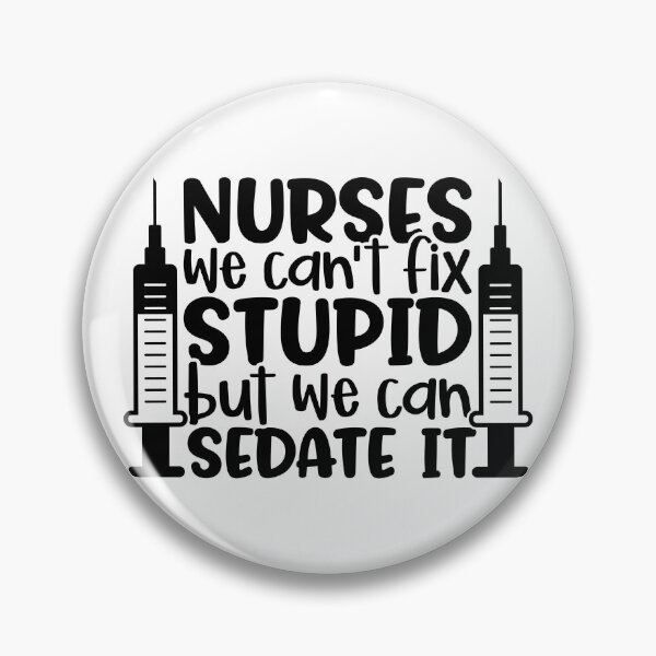 Item preview, Funny nurse sedate quote - funny/inspirational nurse gift (black) designed and sold by PickaSticka.