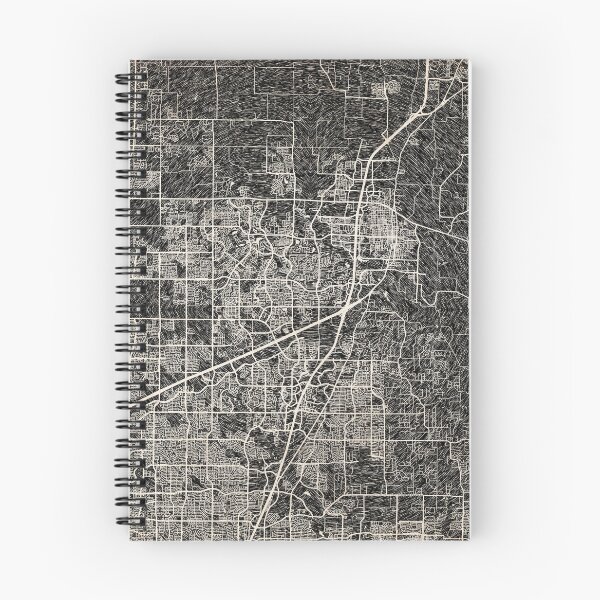 Artikelvorschau, McKinney map Texas Ink lines entworfen und verkauft von InkMaps.