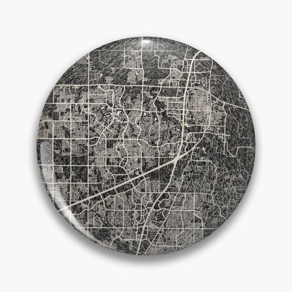 Item preview, McKinney map Texas Ink lines 2 designed and sold by InkMaps.