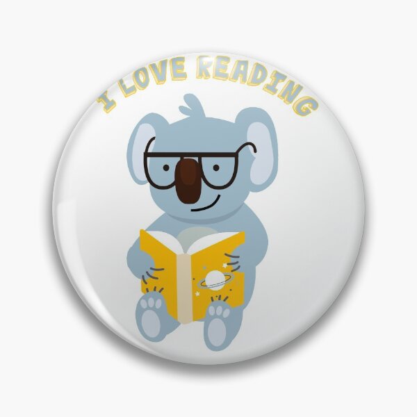 Item preview, i love reading blue kids children blue boy cute design designed and sold by MeryemSpace.