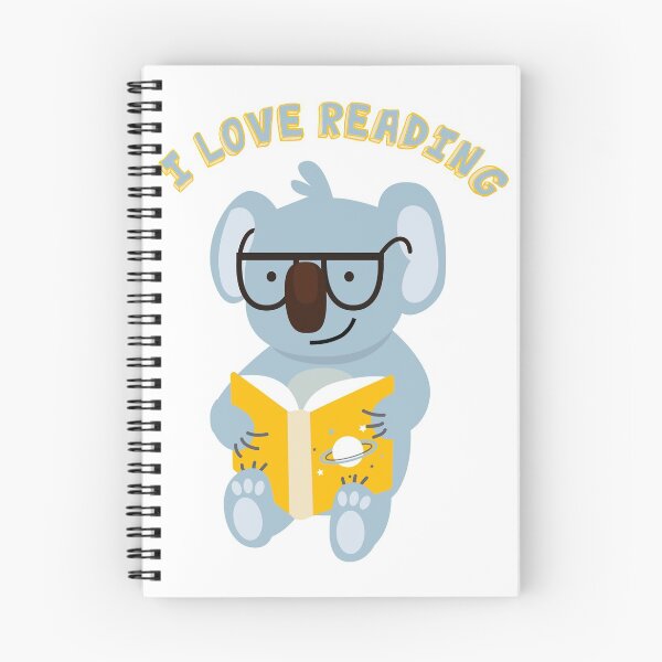 Item preview, i love reading blue kids children blue boy cute design designed and sold by MeryemSpace.