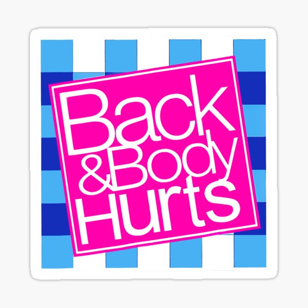 Item preview, Back-and-Body-Hurts Shirt Funny Quote Yoga Gym Workout designed and sold by Ngotdreaming.