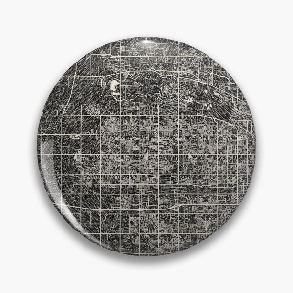 Item preview, Meridian map Idaho Ink lines designed and sold by InkMaps.